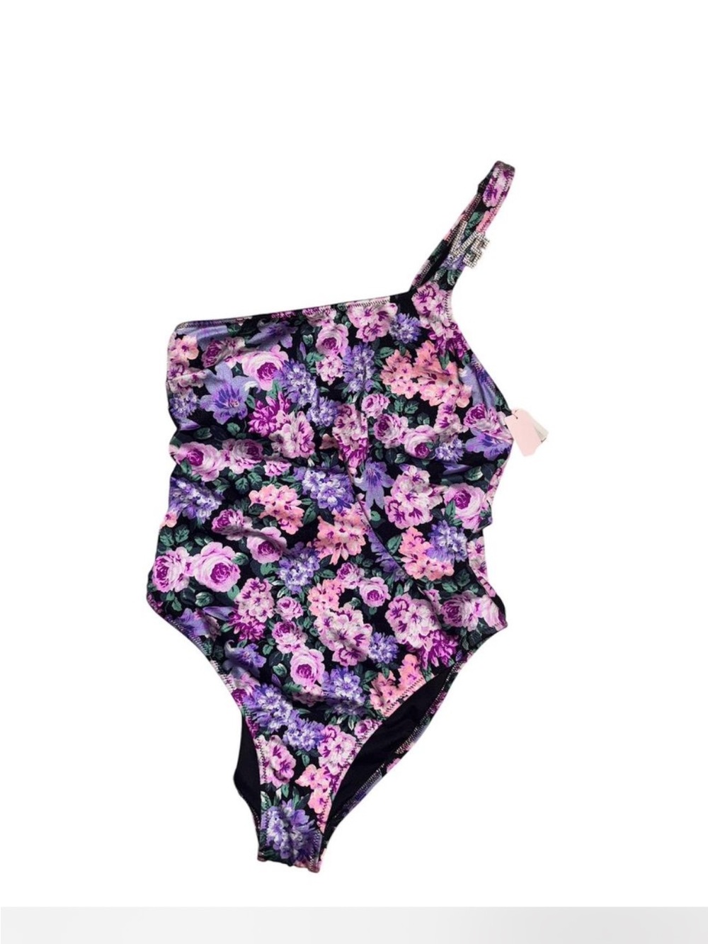 victoria’s secret floral one shoulder swimsuit Y2K 🌸✨